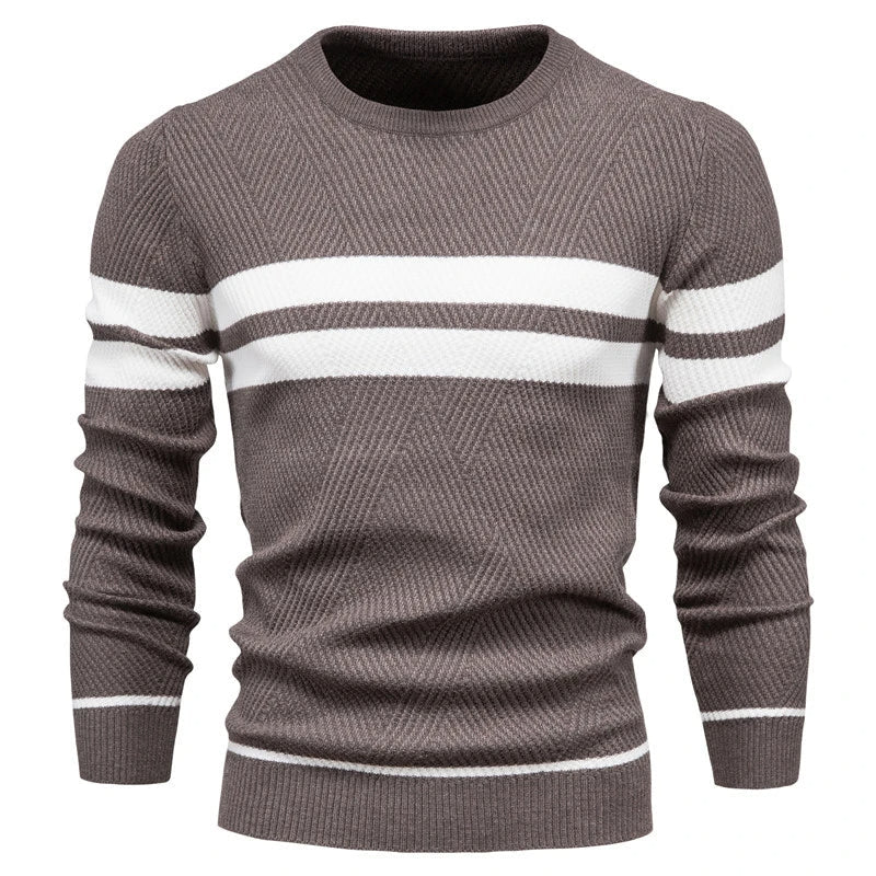Lev | Long-sleeved patchwork sweater