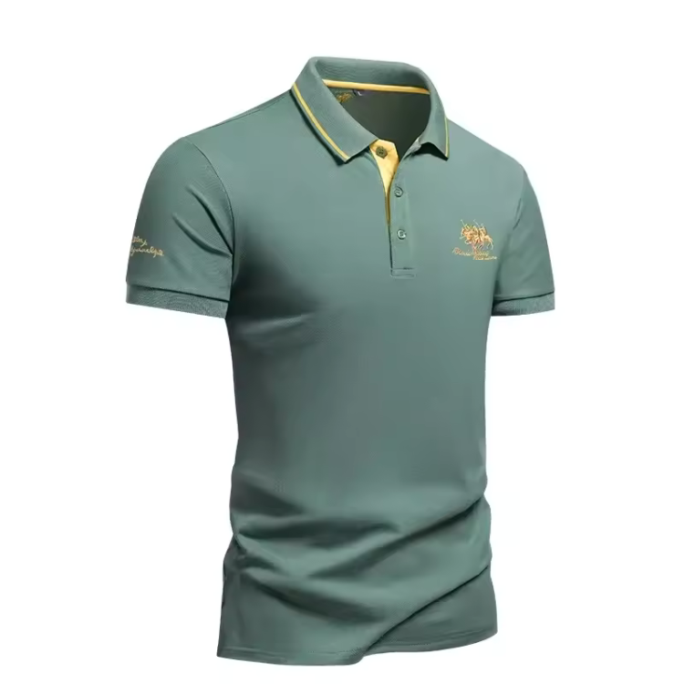 Brody® | Luxury Embroidered Cotton Polo For Men