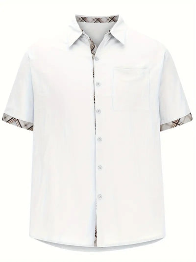 Lyra® | Stylish Shirt With Checkered Graphic Print For Men