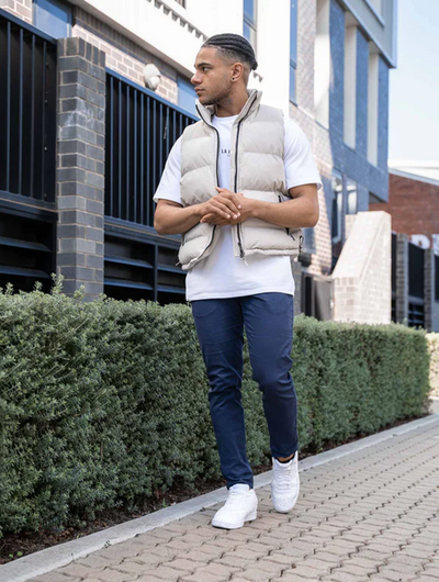 Felipe® | Blue Slim Fit Trousers