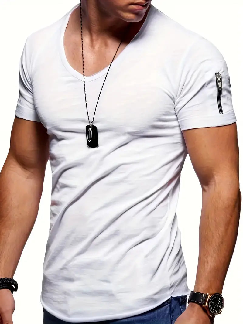 Lizette® | Casual V-Neck T-Shirt For Men
