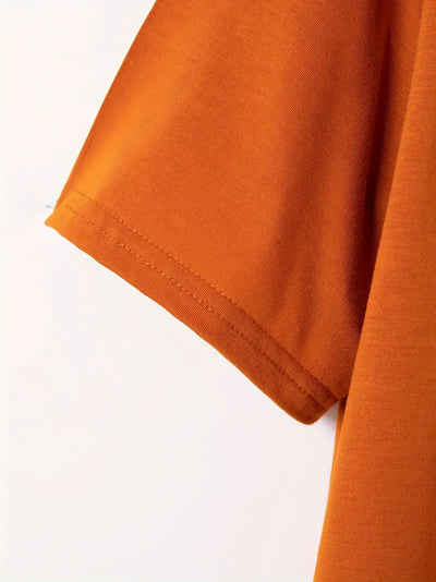 Ellis® | Solid, Casual V-Neck T-Shirt For Men