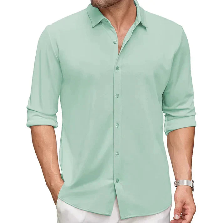 Waldo® | Long-Sleeved Casual Shirt With Button Placket