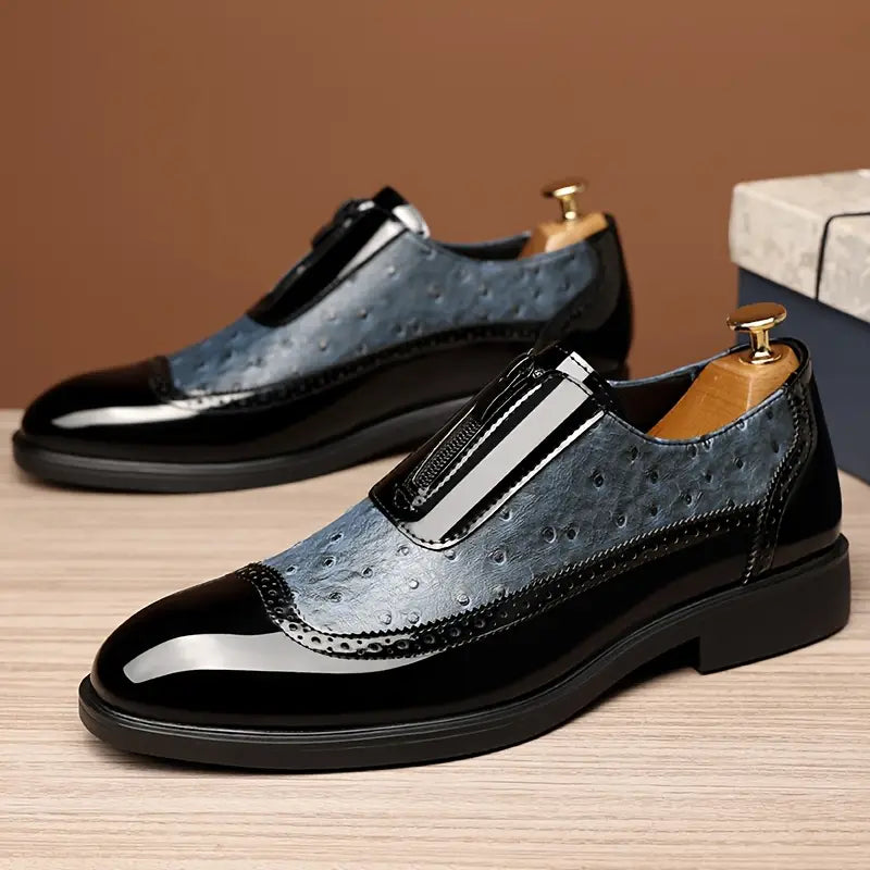 Gregory | Lusso Ostrich Leather Loafers