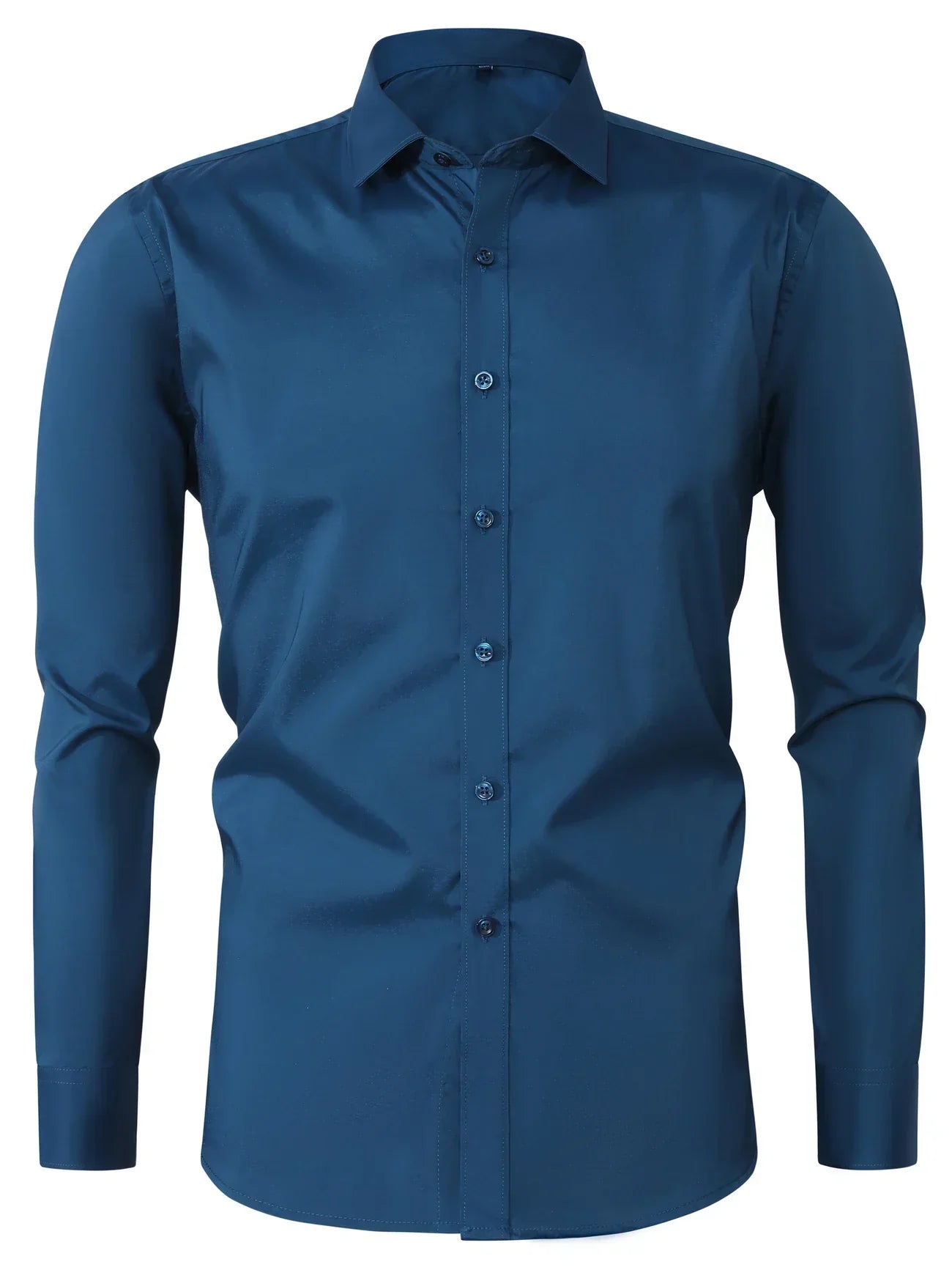 Omar | Elegant long-sleeved button-down shirt