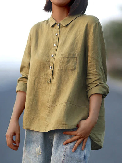 Ricardo® | Long-sleeved shirt with front pocket and buttons