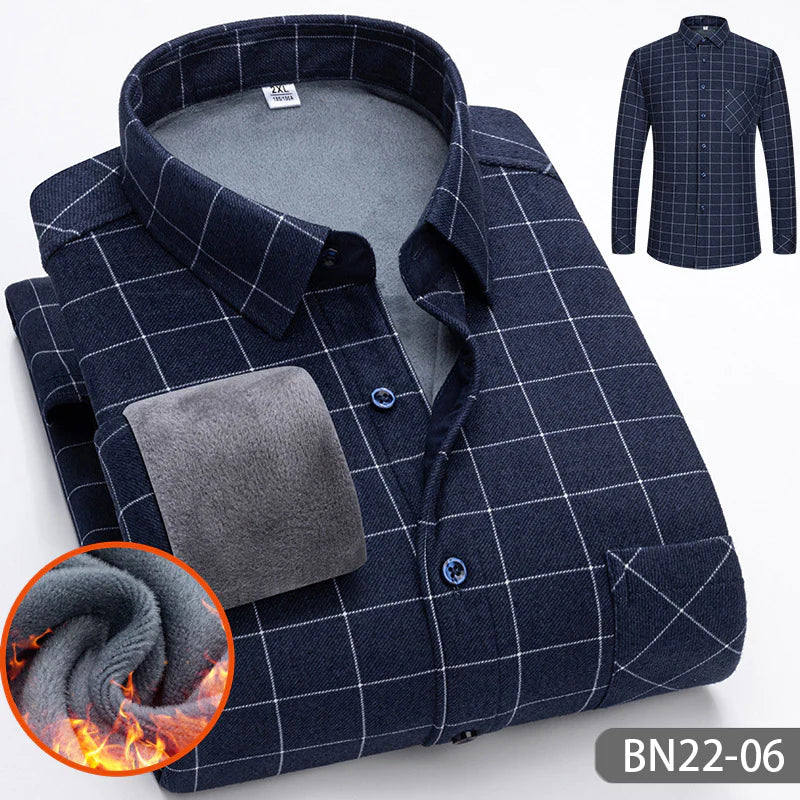 Rubén® | Casual, Thick, Warm Men'S Shirt For Autumn