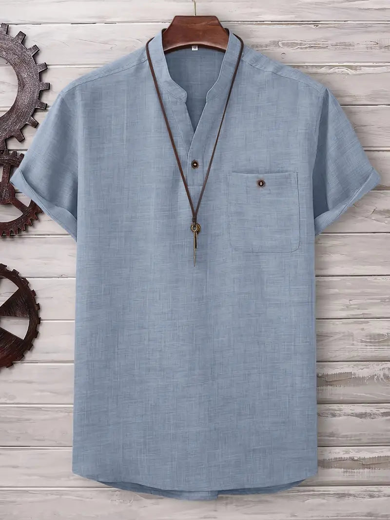 Jarvis | Short-sleeved shirt with chest pocket