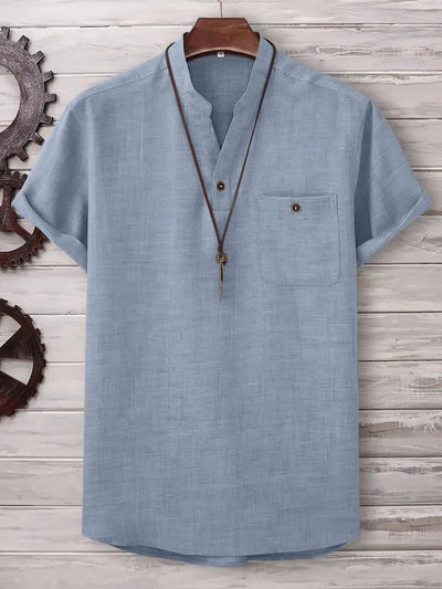 Jarvis | Short-sleeved shirt with chest pocket