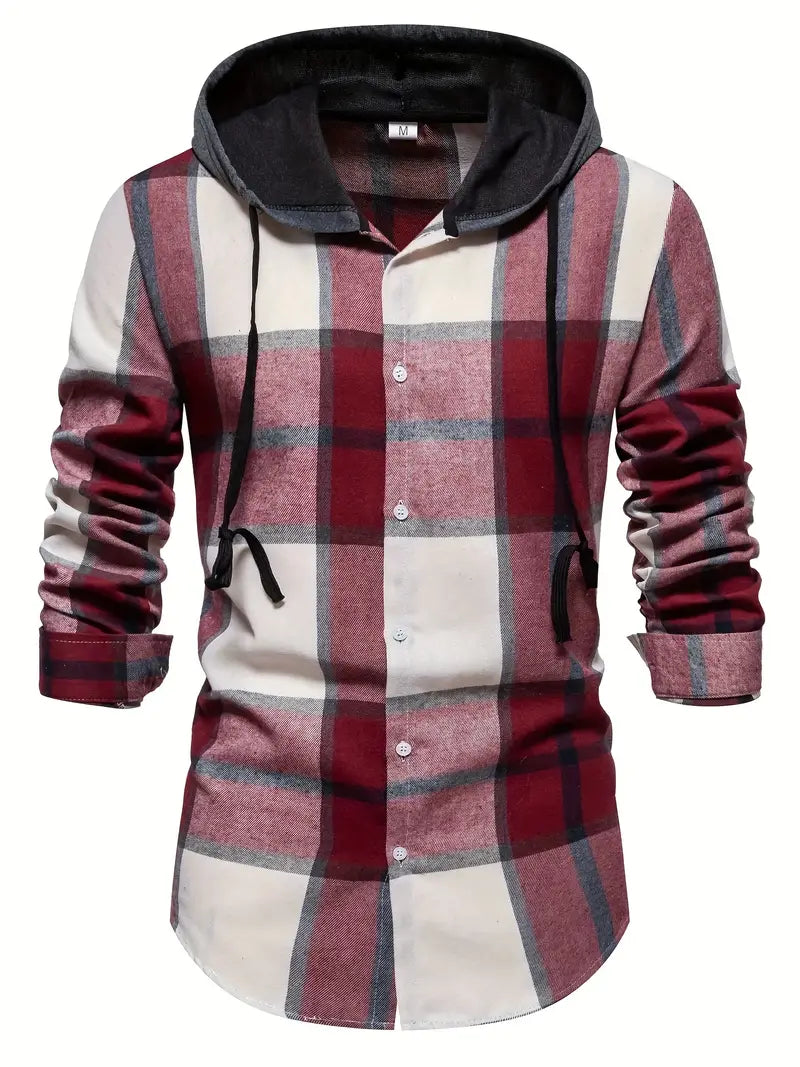Larkin® | Stylish Lightweight Hooded Shirt For Men
