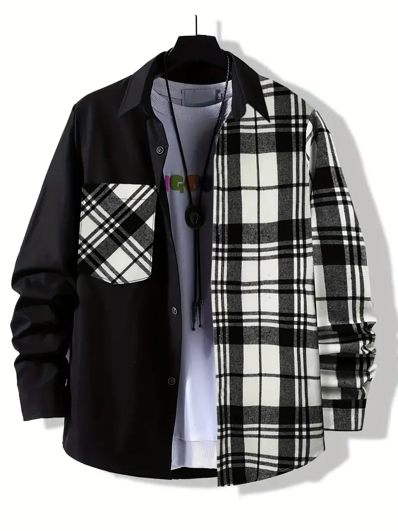 Konrad® | Checked Button-Down Shirt For Men