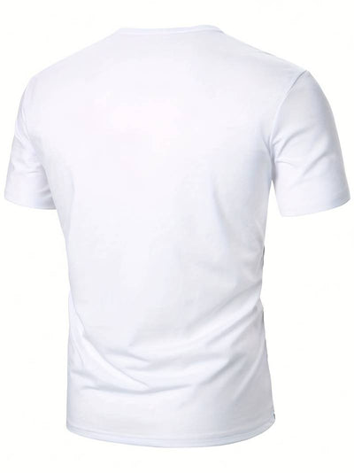 Lucia® | T-Shirt With Different Color Blocks For Men