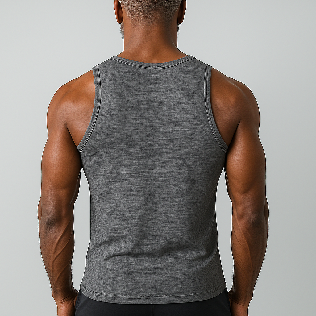 Luis | Men'S Summer Fashion Cotton Blend Henley Collar Tank Top