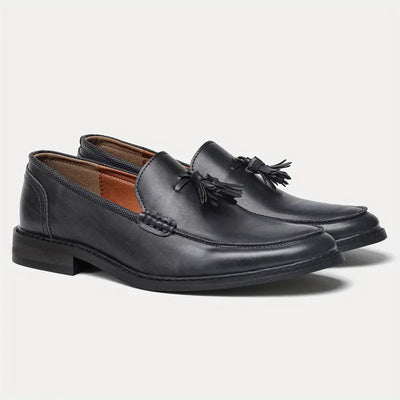 Urian® | Genuine Leather Tassel Loafers