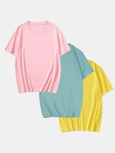 Adalton® | 3 Pieces Basic Cotton T-Shirt
