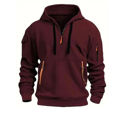Cassiel | Men's multi-pocket hoodie