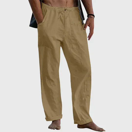 Quirico® | Linen Trousers With Drawstring