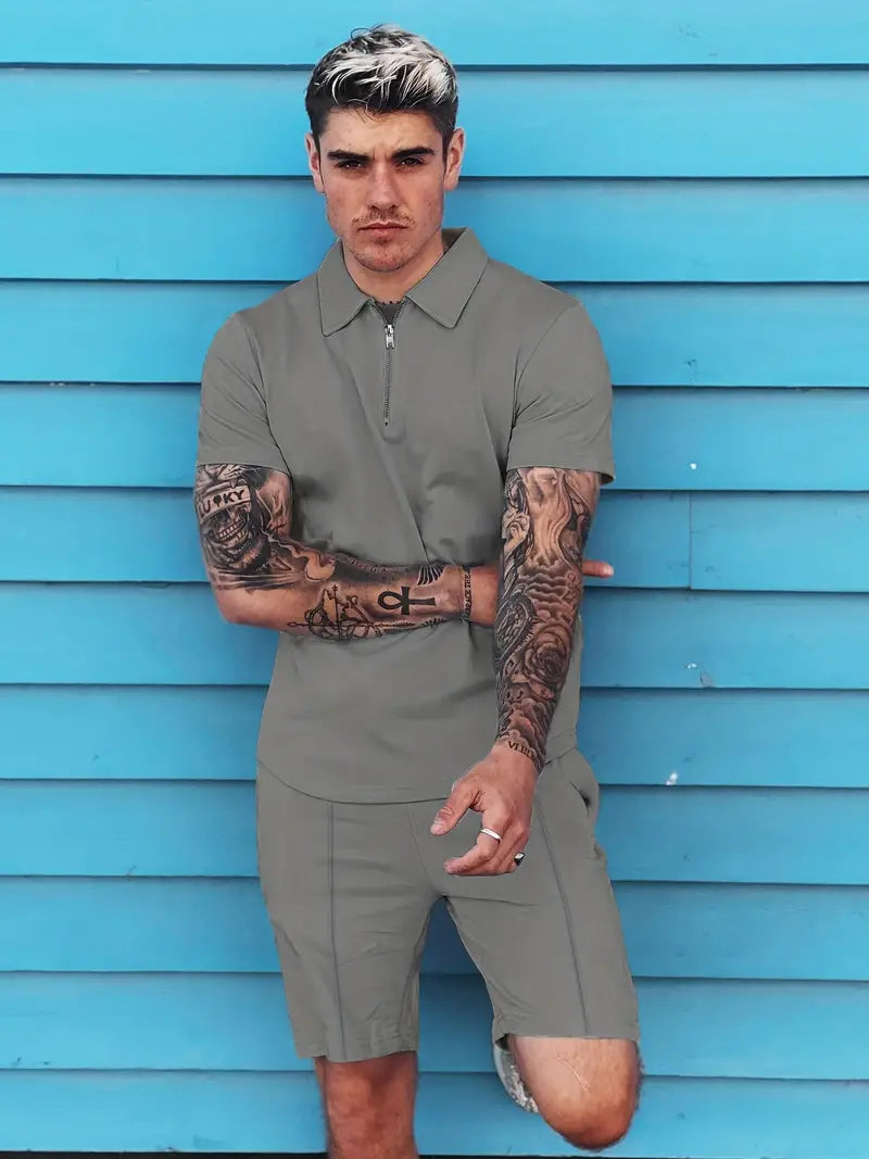 Luzmila® | 2-Piece, Casual, Trendy Polo Shirt Set