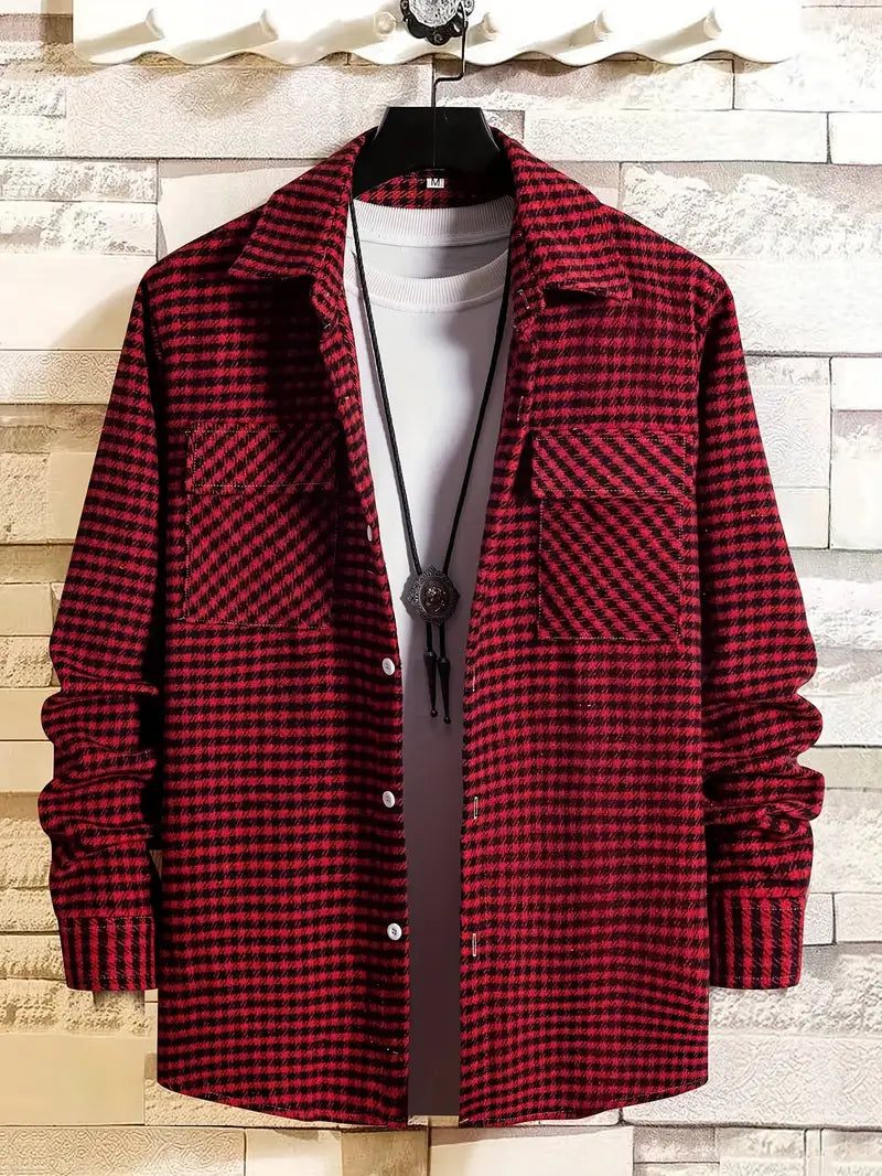 Finley® | Retro Checked Casual Shirt For Men