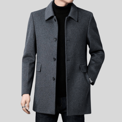 Cuauhtémoc | Timeless single-breasted coat in a classic cut