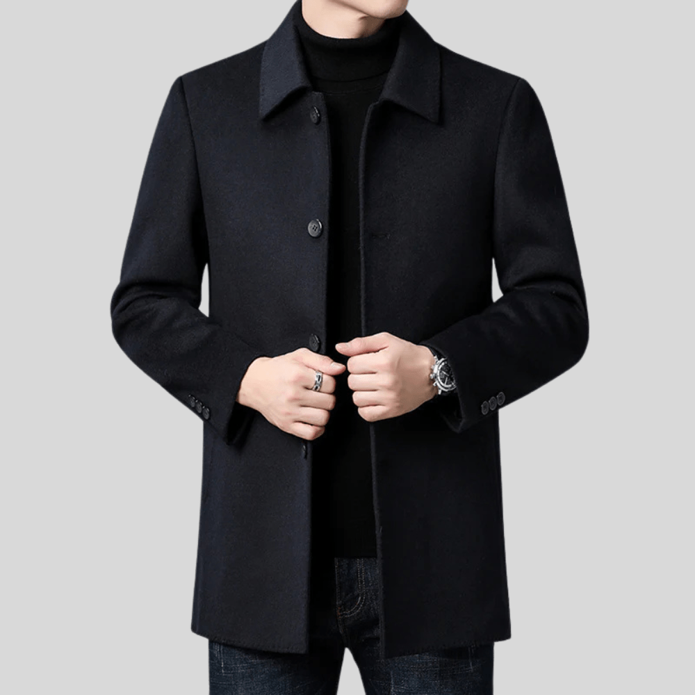 Cuauhtémoc | Timeless single-breasted coat in a classic cut