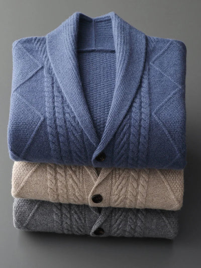 Dolores® | Exclusive Wool Cardigan With Check Pattern