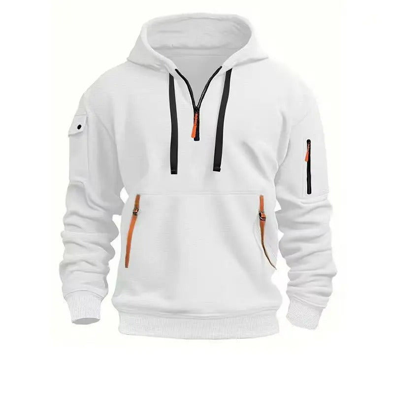 Cassiel | Men's multi-pocket hoodie