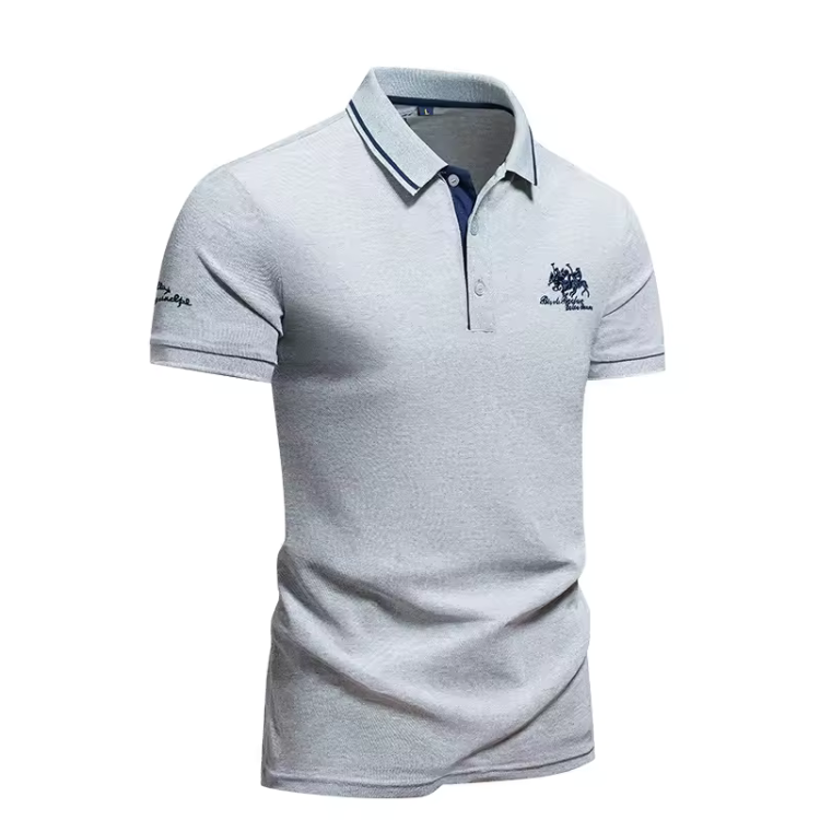 Brody® | Luxury Embroidered Cotton Polo For Men