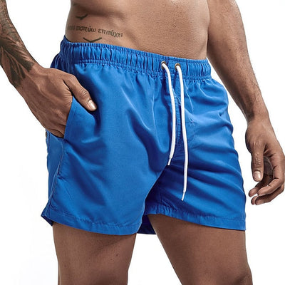 Cygnus® | Solid Color Drawstring Beach Shorts