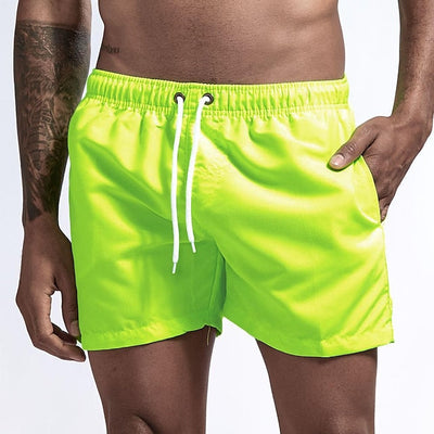 Cygnus® | Solid Color Drawstring Beach Shorts