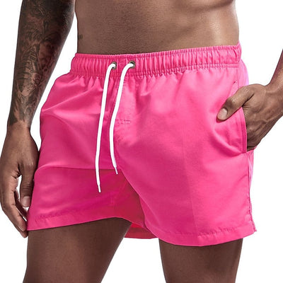 Cygnus® | Solid Color Drawstring Beach Shorts