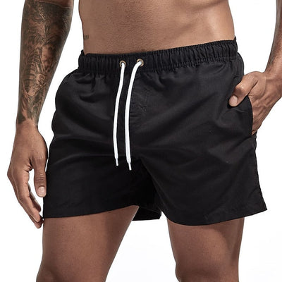 Cygnus® | Solid Color Drawstring Beach Shorts