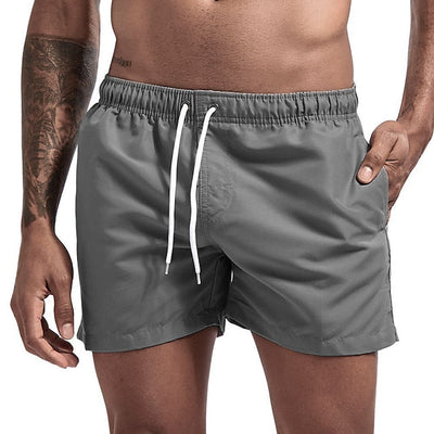 Cygnus® | Solid Color Drawstring Beach Shorts