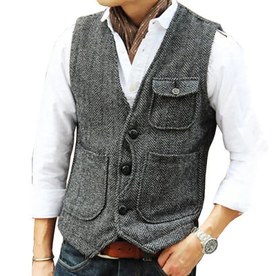 Fleming® | Single Breasted Vest For Men