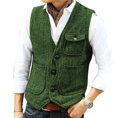 Fleming® | Single Breasted Vest For Men