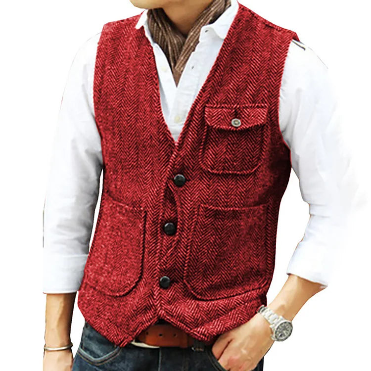 Fleming® | Single Breasted Vest For Men