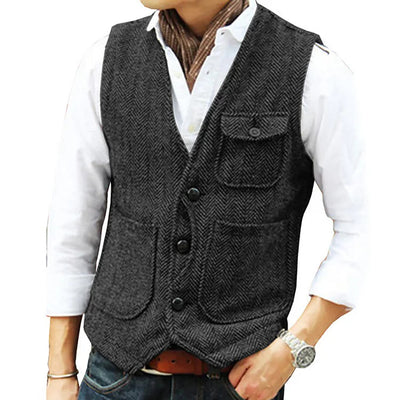 Fleming® | Single Breasted Vest For Men