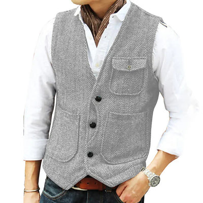 Fleming® | Single Breasted Vest For Men