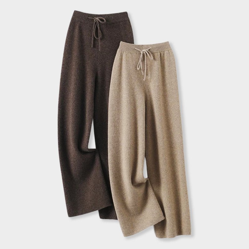 Arly® | Elena Romano Cashmere Wide-Leg Pants
