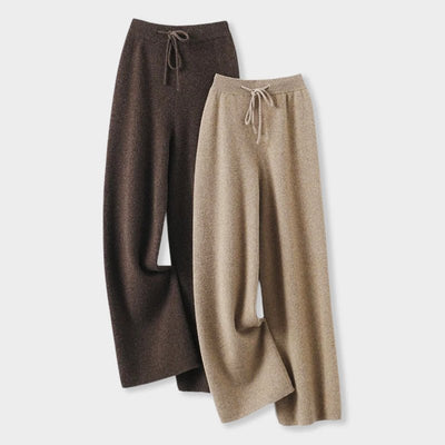 Arly® | Elena Romano Cashmere Wide-Leg Pants