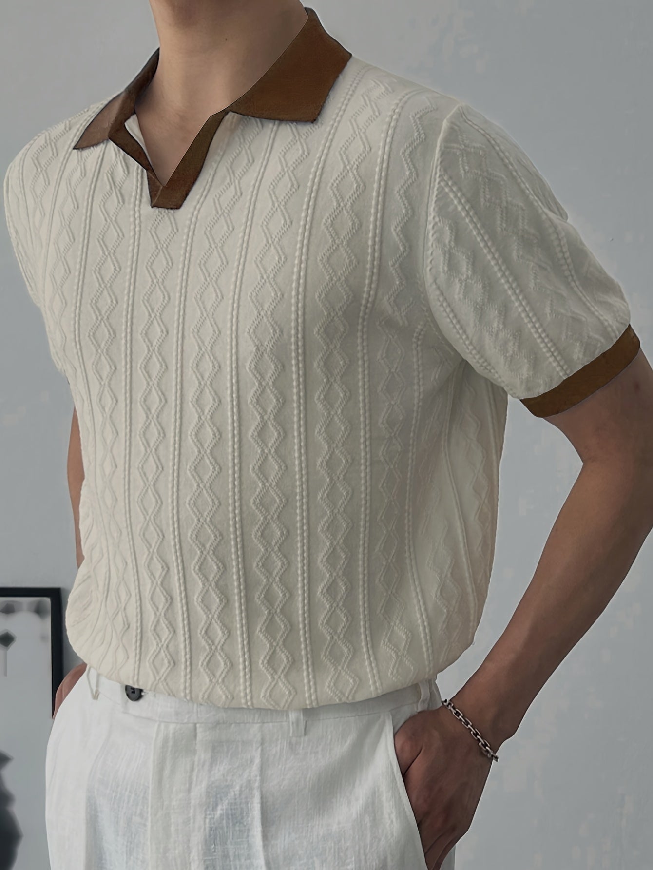 Agustín | Knit Polo Shirt – Old Money Shirts for Men
