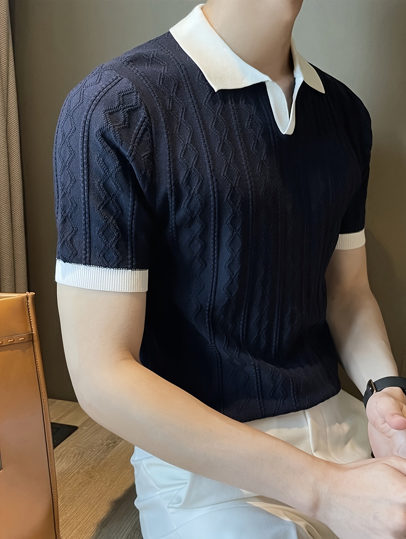Agustín | Knit Polo Shirt – Old Money Shirts for Men