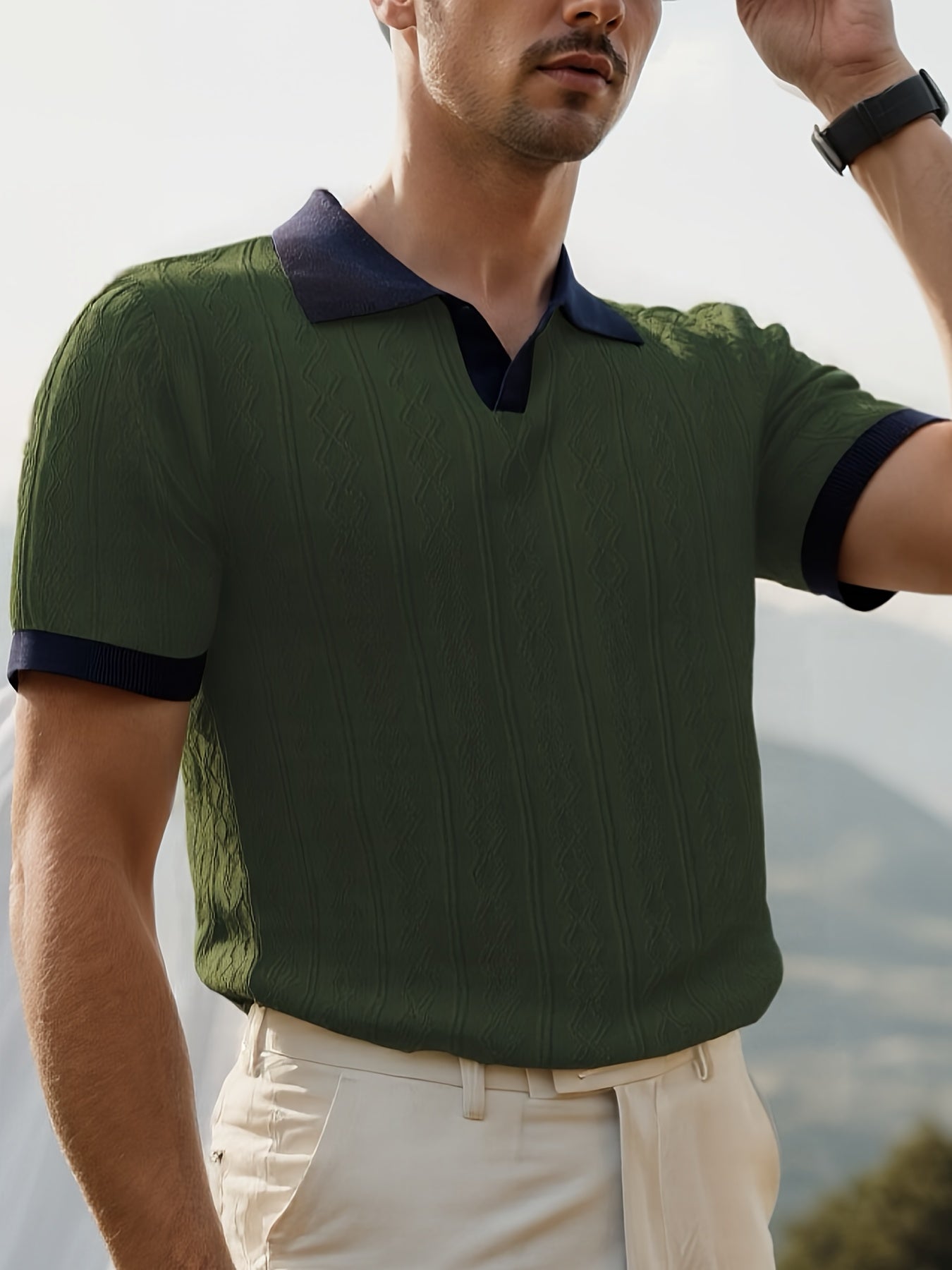 Agustín | Knit Polo Shirt – Old Money Shirts for Men