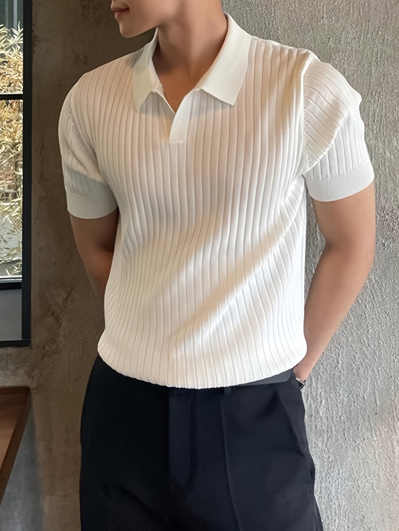 Alvin | Men's Knit Polo Shirt