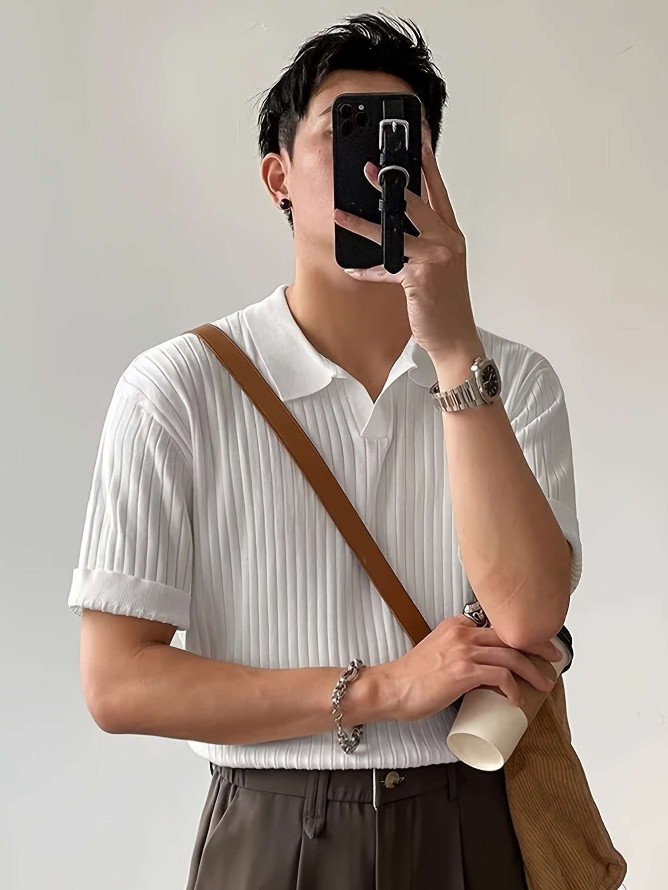 Alvin | Men's Knit Polo Shirt