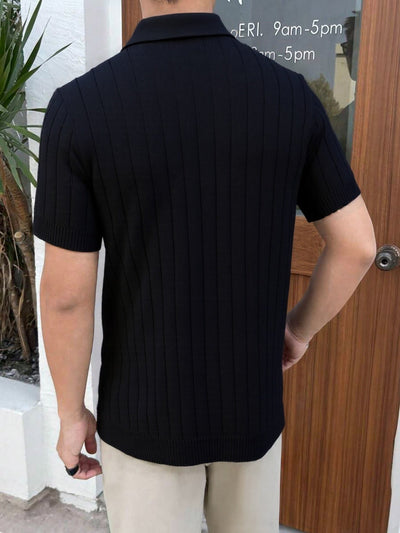 Alvin | Men's Knit Polo Shirt