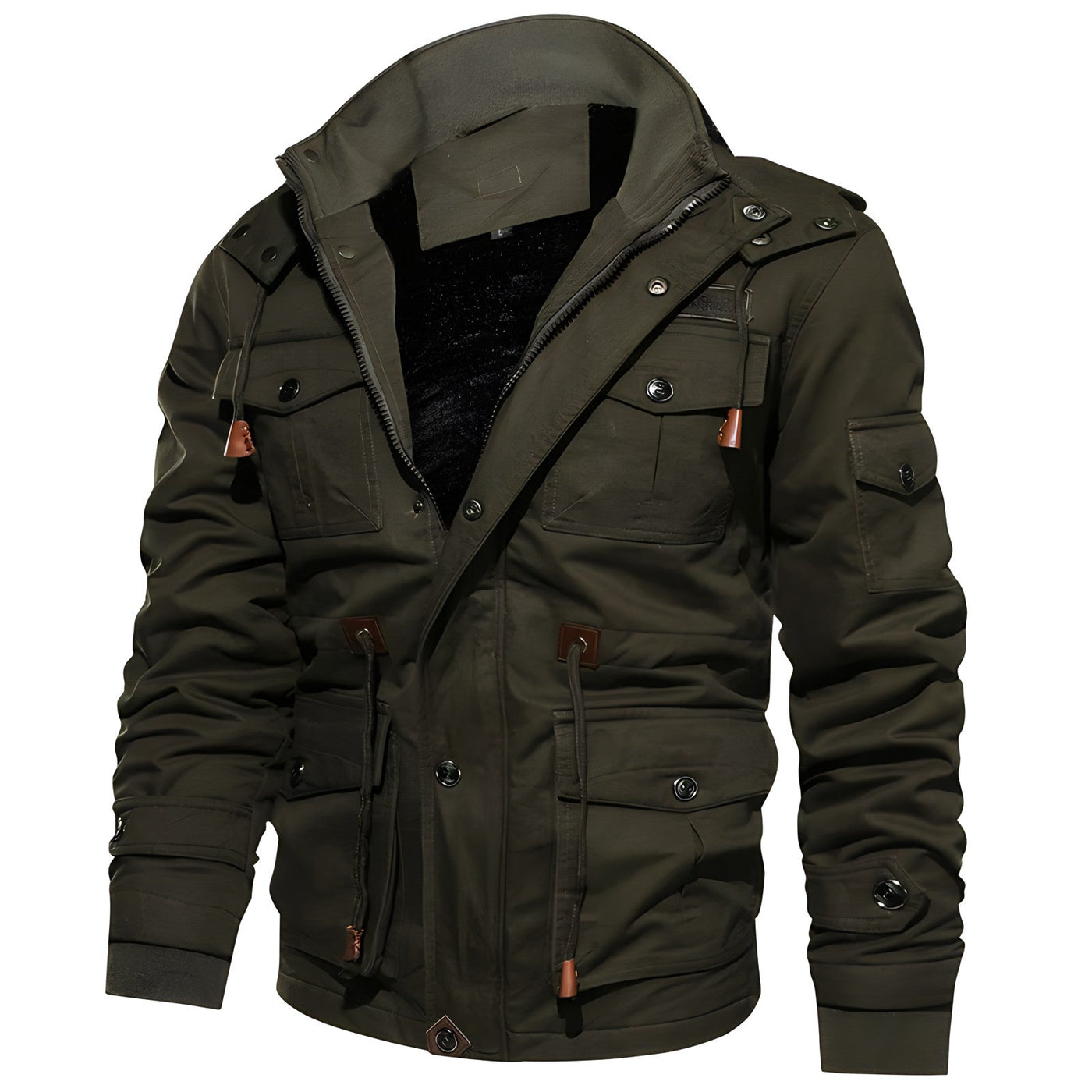 Arcadio | Functional military jacket with multiple pockets