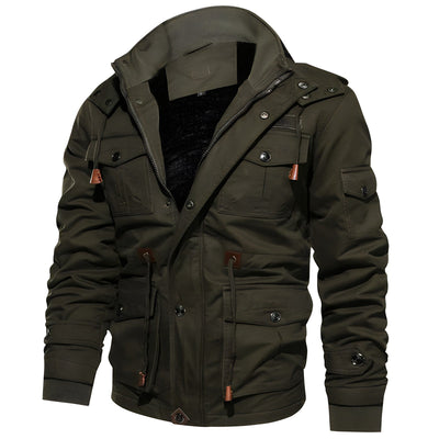 Arcadio | Functional military jacket with multiple pockets