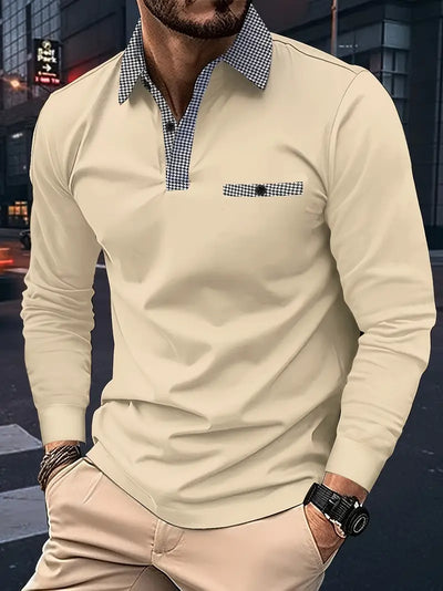 Daniel® | Classic Long-Sleeved Polo Shirt For Spring