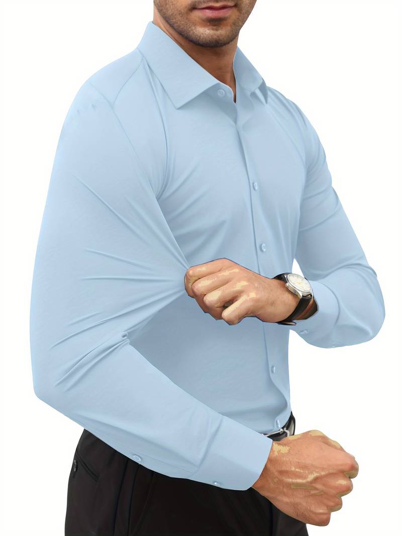 Duncan® | Long-Sleeved Shirt With Buttons For Men